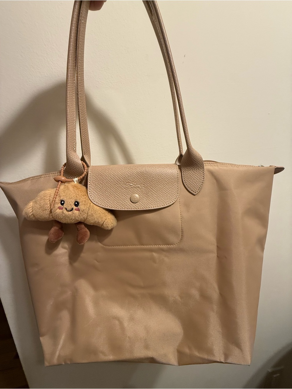 Authentic Longchamp Large Beige Tote